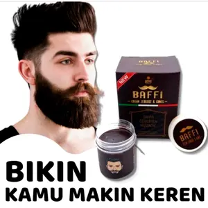 BAFFI CREAM PENUMBUH JENGGOT, KUMIS, JAMBANG, BULU TANGAN, ALIS
