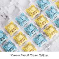 Gambar Akko V3 Pro Switch 5 pin for Mechanical Gaming Keyboard Switches 5pin Prelubed Lubed Blue Gold - Cream Blue dari Click & Go Tokopedia Kota Bandung 2 Tokopedia