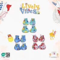 Gambar Sarung tangan kaki bayi baby newborn libby halus murah lucu - Biru dari Sumo Baby Kota Administrasi Jakarta Barat 2 Tokopedia