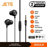 Gambar Headset | Earphone JETE Souls with Noice Cancelling - Garansi 2 Tahun - Hitam dari JETE Indonesia Mall Kota Makassar 1 Tokopedia