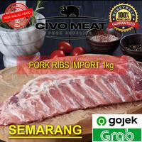 Gambar Pork Ribs Import / Iga Babi Murni Spesial DAGING TEBAL - 1kg dari CIVO MEAT Semarang Kota Semarang 1 Tokopedia