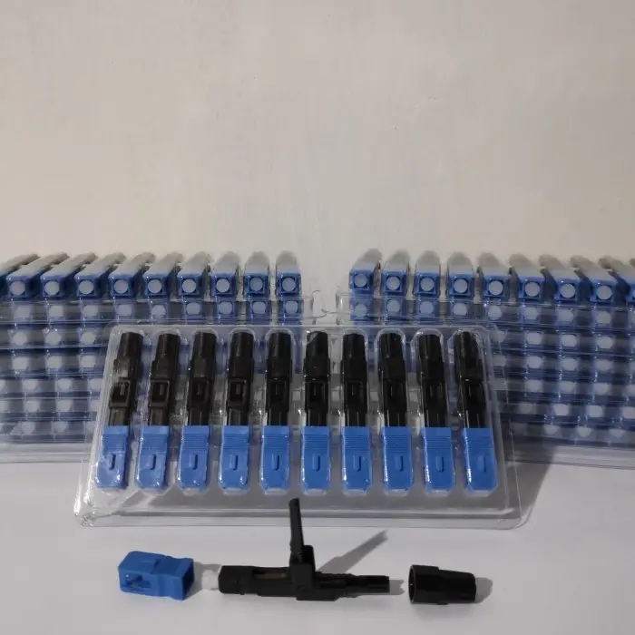 10 Pcs Fast Konektor SC UPC Fiber Optik 3