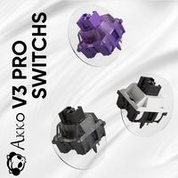 Gambar Akko V3 Pro Switch 5 pin for Mechanical Gaming Keyboard Switches 5pin Prelubed Lubed Blue Gold - Cream Blue dari Click & Go Tokopedia Kota Bandung 4 Tokopedia