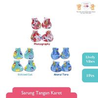Gambar Sarung tangan kaki bayi baby newborn libby halus murah lucu - Biru dari Sumo Baby Kota Administrasi Jakarta Barat 1 Tokopedia