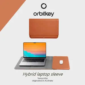Hybrid Laptop Sleeve Orbitkey 14 inch Terracotta Original