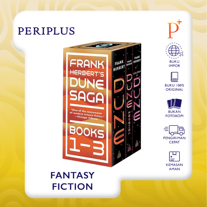 Gambar Frank Herbert's Dune Saga 3-Book Boxed Set: Dune, Dune Messi - 9780593201893 dari Periplus Bookshop_NEW Kota Administrasi Jakarta Timur Tokopedia