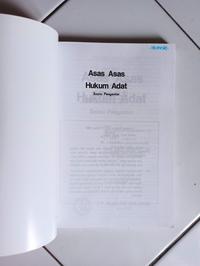 Gambar Asas-Asas Hukum Adat Suatu Pengantar dari Toko Buku Bekas Aksiku Kota Administrasi Jakarta Timur 2 Tokopedia