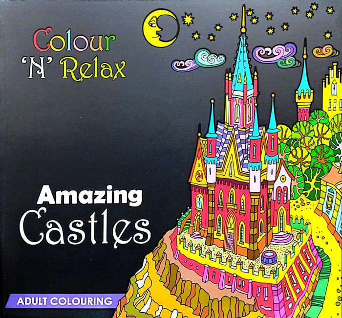 Gambar [Mind To Mind] Colour N Relax Amazing Castles Adult Colouring Book (Buku Mewarnai Dewasa) dari VintoriBooks Kota Administrasi Jakarta Barat Tokopedia