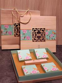 Gambar Mooncake Box isi 4 with Bag Dus Kotak Packaging Moon Cake Autumn Fesival Blue Bird dari Kochindo Kota Tangerang Selatan 3 Tokopedia