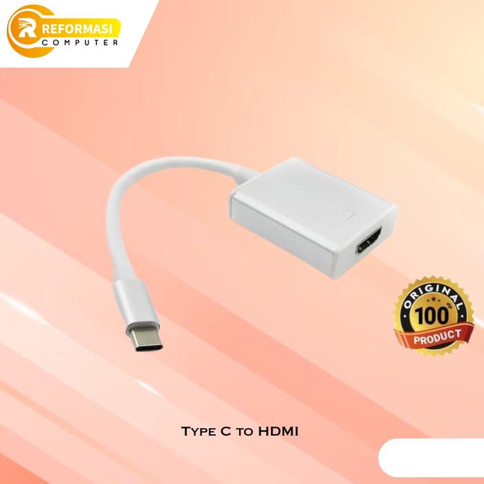 Gambar CONVERTER USB 3.1 TIPE C TO HDMI / USB 3.1 TYPE C TO HDMI dari Reformasi Computer Kota Administrasi Jakarta Barat Tokopedia