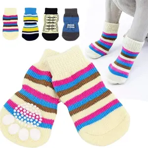 Pet Socks Stripe or Shoes Mode For Dog and Cat | Kaos Kaki Anjing dan Kucing