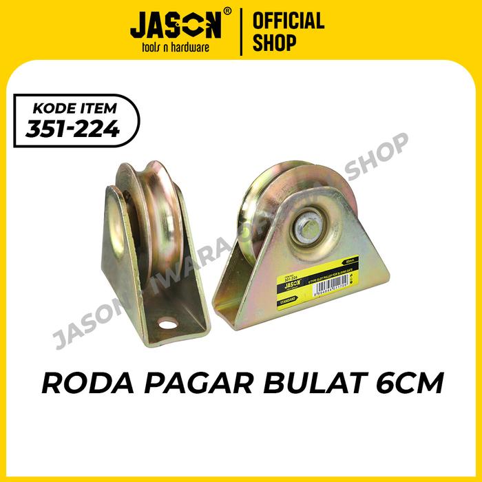 Gambar RODA PAGAR BULAT 6 CM JASON 351-224 dari Jason Tools Kota Surabaya Tokopedia