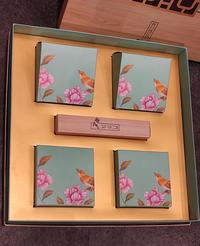 Gambar Mooncake Box isi 4 with Bag Dus Kotak Packaging Moon Cake Autumn Fesival Blue Bird dari Kochindo Kota Tangerang Selatan 2 Tokopedia