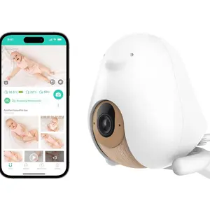 Cubo Ai Plus Smart Baby Monitor with Floor Stand / Crib Mount / Mobile Stand  Sleep Analytics 1080p