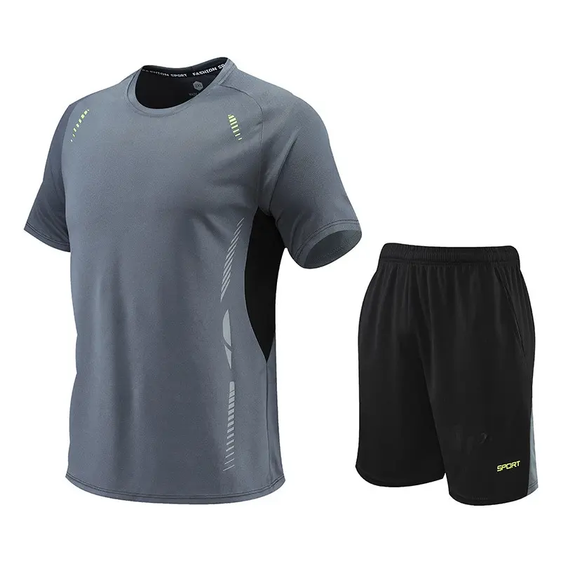 KAMB new set setelan olahraga pria running baju Pakaian Sport 4