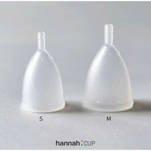 Hannahcup Pembalut Wanita Premium Menstrual Cup Medical Grade Silicone Size S & M Made in South Korea Ramah Lingkungan Aman Berenang Eco Friendly Organic