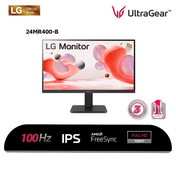Gambar MONITOR LG 24U411A-B - 23.8 FHD 1920 x 1080 IPS 99% sRGB 16.7M 250d/m2 120Hz DAS VGA HDMI 1THN BLACK dari Naga Mas Computer Poins Kota Administrasi Jakarta Selatan Tokopedia
