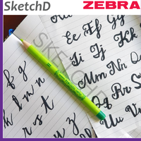 Gambar Penciltic Zebra Callip Black - Pulpen Kaligrafi - Pena Kaligrafi dari SketchD Kota Manado 2 Tokopedia