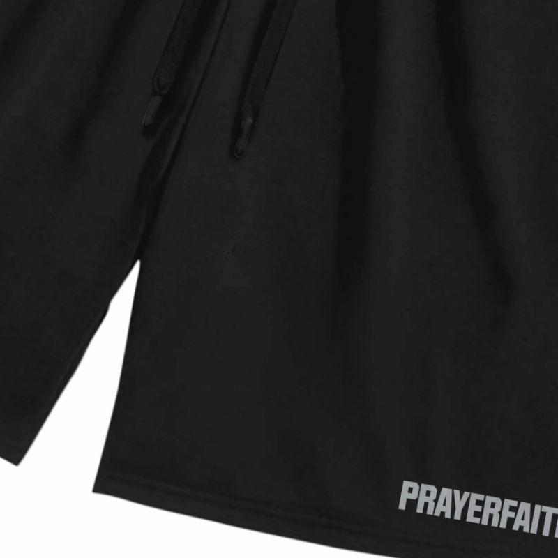 Celana Pendek Pria Boardshort Sort Pants - Hitam Beige Army - Prayerfaith 2