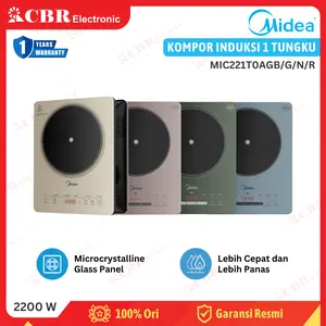 Kompor Induksi Portable MIDEA 1 Tungku MIC221T0AGB / MIC221T0AGG / MIC221T0AGN / MIC221T0AGR