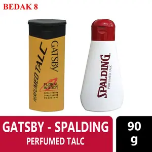Gatsby | Spalding Perfumed Talc 90g/ Bedak Gatsby | Splading 90g