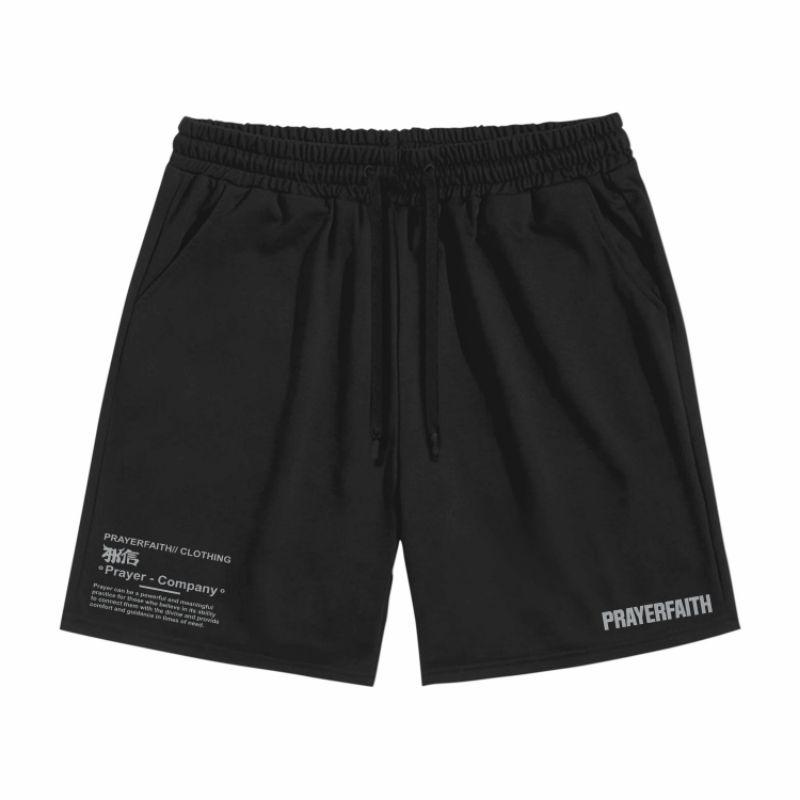Celana Pendek Pria Boardshort Sort Pants - Hitam Beige Army - Prayerfaith 0
