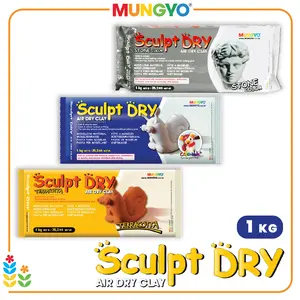 Mungyo Sculpt Dry Air Clay Modeling Material Tanah Liat
