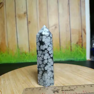 Natural Tower / Point Snowflake Obsidian (3)