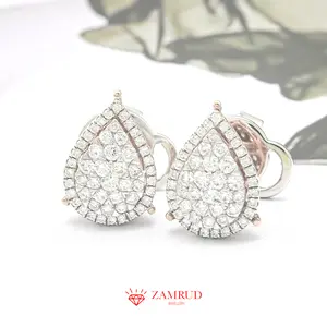 Anting Berlian Pear Giwang 4176 ER Zamrud Jewellery