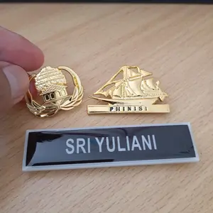 Paket Atribut ASN (PIN Korpri, Phinisi dan Papan Nama) Magnet Semua