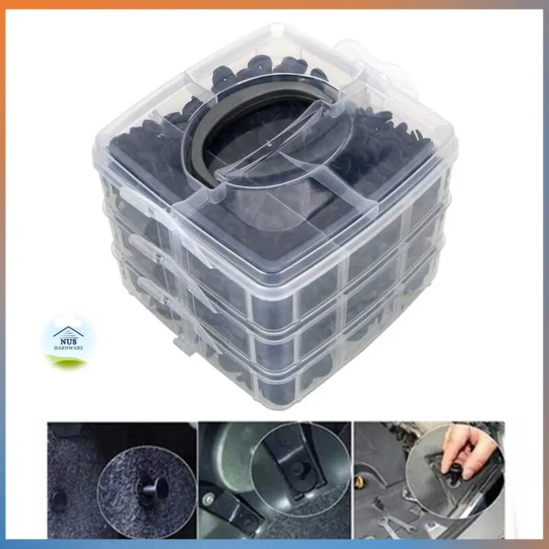 Baut Rivet Mobil Universal Car Pin Fasteners Clip 620 PCS 5