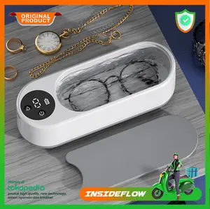 Mesin Pembersih Ultrasonic Portable Cleaner Kacamata Jam Tangan Perhiasan Aksesoris Travel