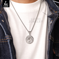 Gambar Lucre Necklace - LION | Kalung Titanium Anti Karat Rantai Stainless Steel Pria Wanita Keren Minimalis - 45 cm dari Lucre Jewelry Kota Administrasi Jakarta Timur 4 Tokopedia