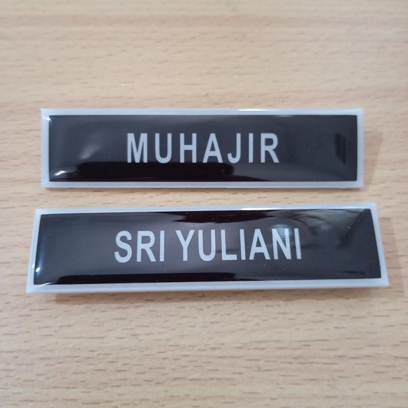 Papan Nama ASN Dada Peniti / Name Tag / ID PNS 0