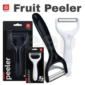 Peeler buah tajam pisau stainless gagang hard plastik kuat awet packing rapih pengupas kupas kulit sayur fruit