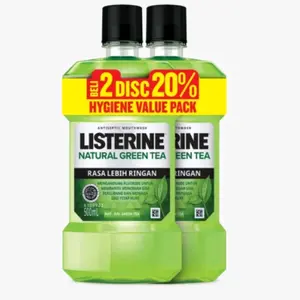 TWIN PACK 500 X 2 LISTERINE Green Tea Obat Kumur Antiseptik