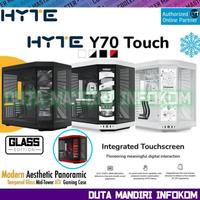 Gambar HYTE Y70 Touch - Modern Aesthetic Mid tower Gaming Case - Black Edition  dari Duta Mandiri Infokom Kota Administrasi Jakarta Pusat 1 Tokopedia