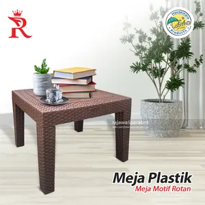 Meja Rotan Plastik Tabitha Meja Teras Tamu