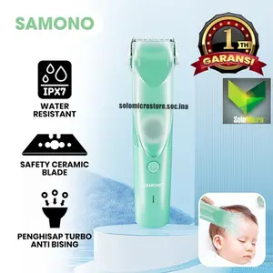 SAMONO Hair Clipper Pencukur Rambut Bayi Cukur Anti Air SW-HCG500S