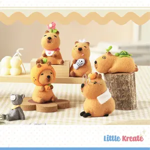 Needle Felt Doll #06 - Little Kreate DIY Needle Felting Set - Wool Felt Handmade Craft Kit - Paket Felt Boneka Jarum Tusuk
