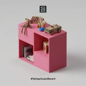 Rak Anak / Rak Serbaguna Premium HPL Supernata SN008