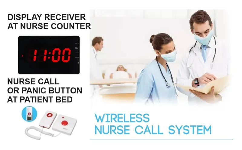 Wireless Emergency Panic Call Button For Elderly - Meeyi Y-SW2-G33 3