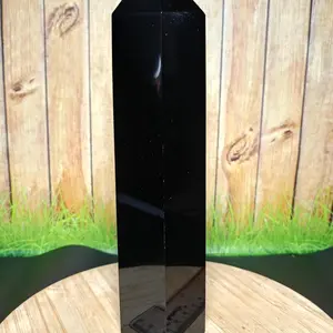 Natural Pointer / Tower Black Obsidian Big (7)