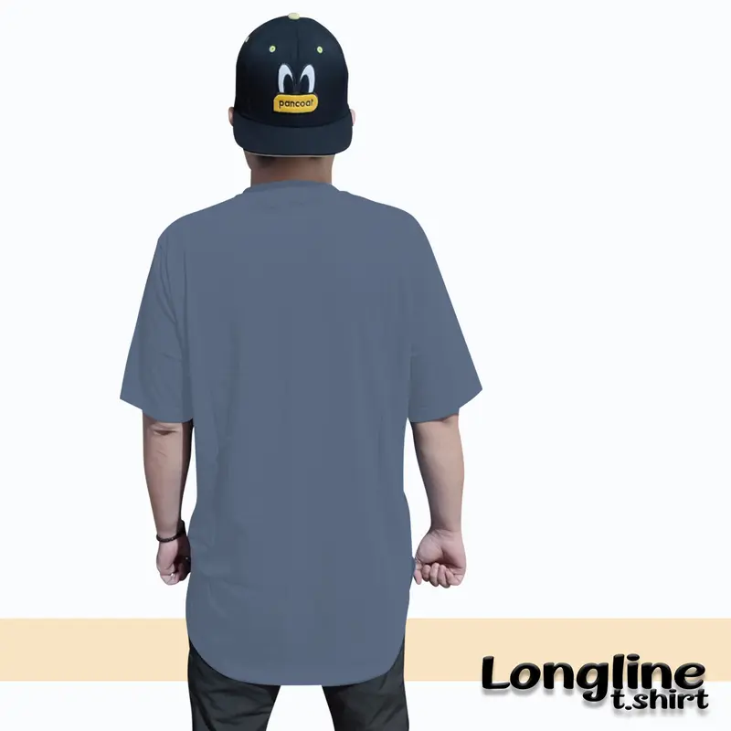 Kaos Polos Longline / kurta combed 30s premium Katun Lembut 1