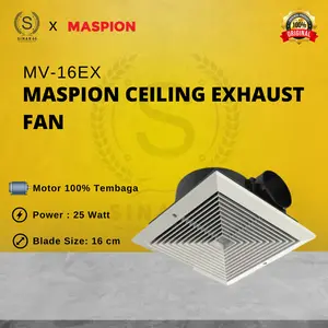 MASPION CEILING EXHAUST FAN PLAFON 6" MV-16EX MV 16 EX