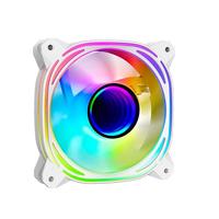 Gambar CUBE GAMING MYSTIQUE FAN White 12CM 3 in 1 PWM A-RGB dari COC Komputer Kota Administrasi Jakarta Pusat 3 Tokopedia