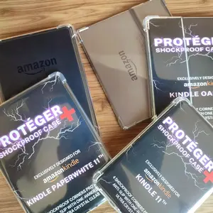 PROTEGER+ Kindle Basic 8th Generation 7th Voyage Crystal Clear Case Shockproof TPU Cover Bening Transparan