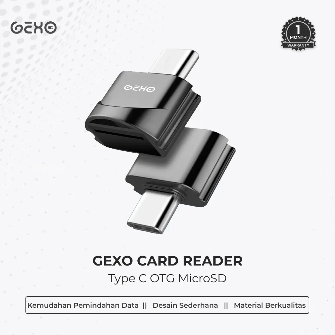 Gexo Card Reader Type C OTG MicroSD
