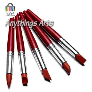 Clay Shaper Silicone Tool 5 pcs (Large) - Sculpting Carving Pottery