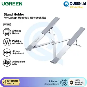 UGREEN Laptop Stand Foldable Aluminium Tab Holder Dudukan Desk - 40289